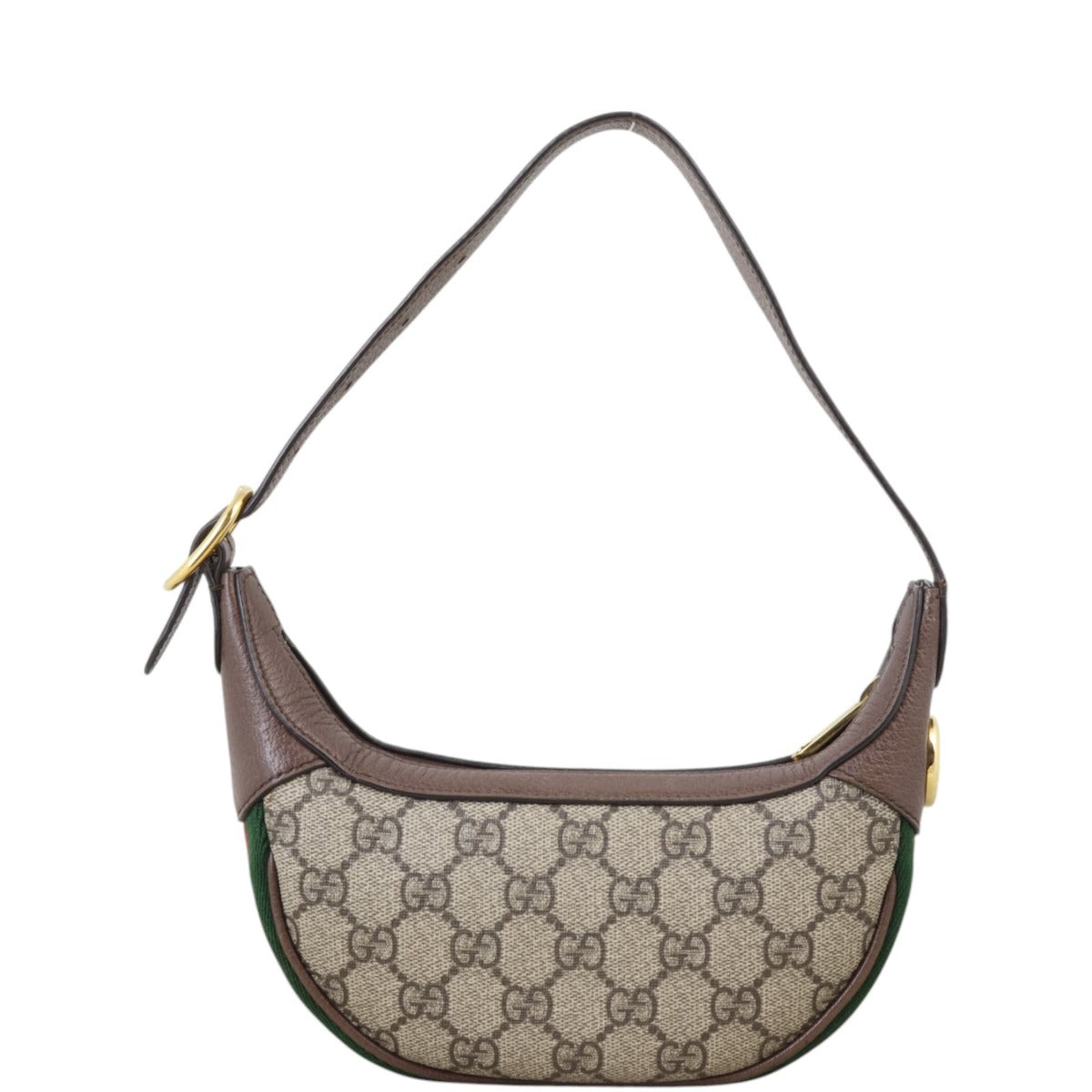Gucci Ophidia GG Supreme Mini Crescent Shoulder Bag