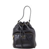Prada Duet Leather Bucket Bag