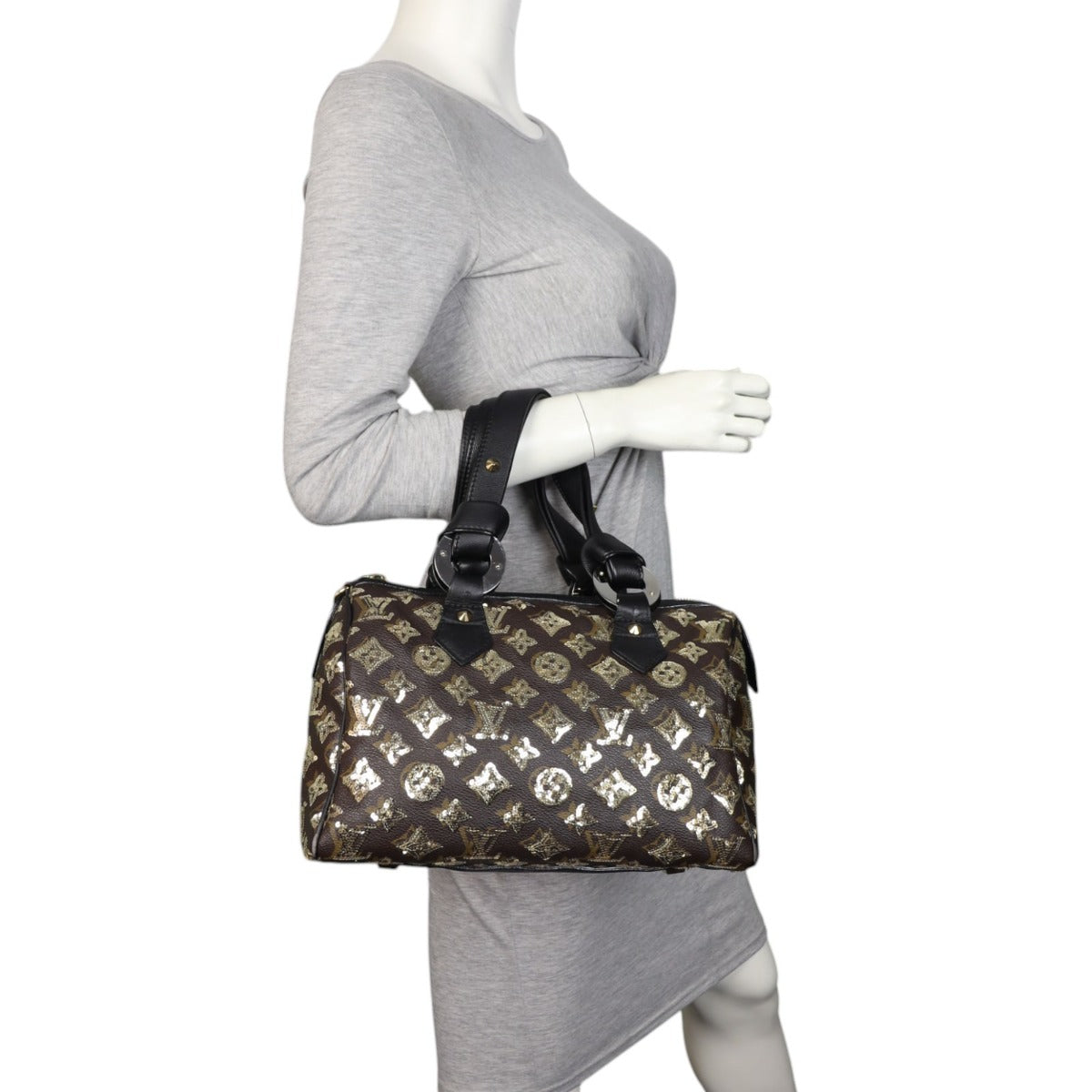 Louis Vuitton Speedy 28 Monogram Eclipse Sequins
