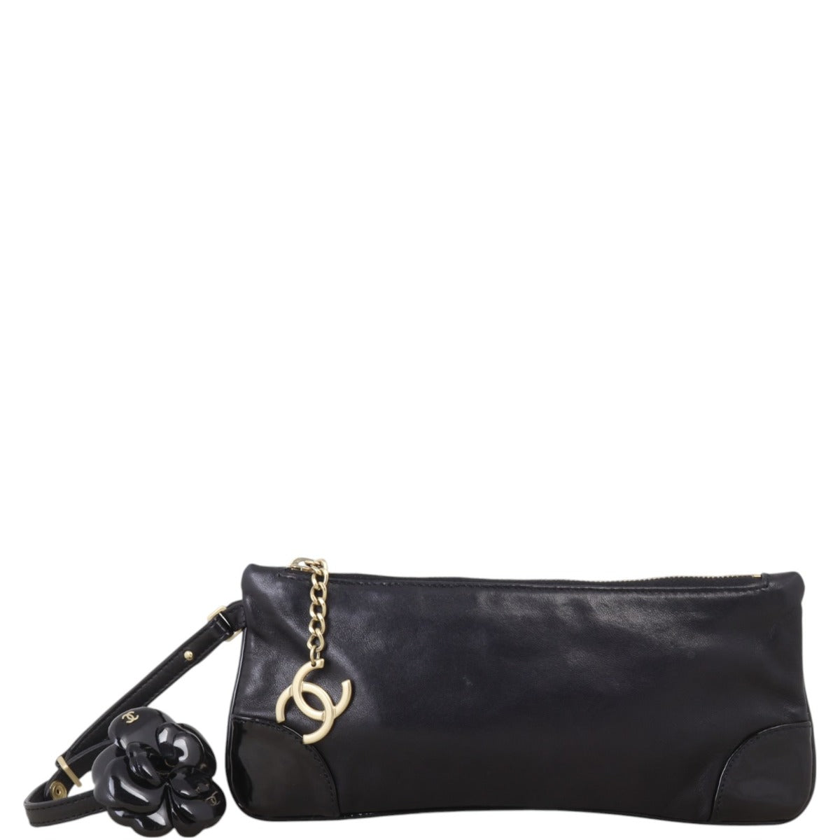 Chanel Camellia Wristlet Pouch