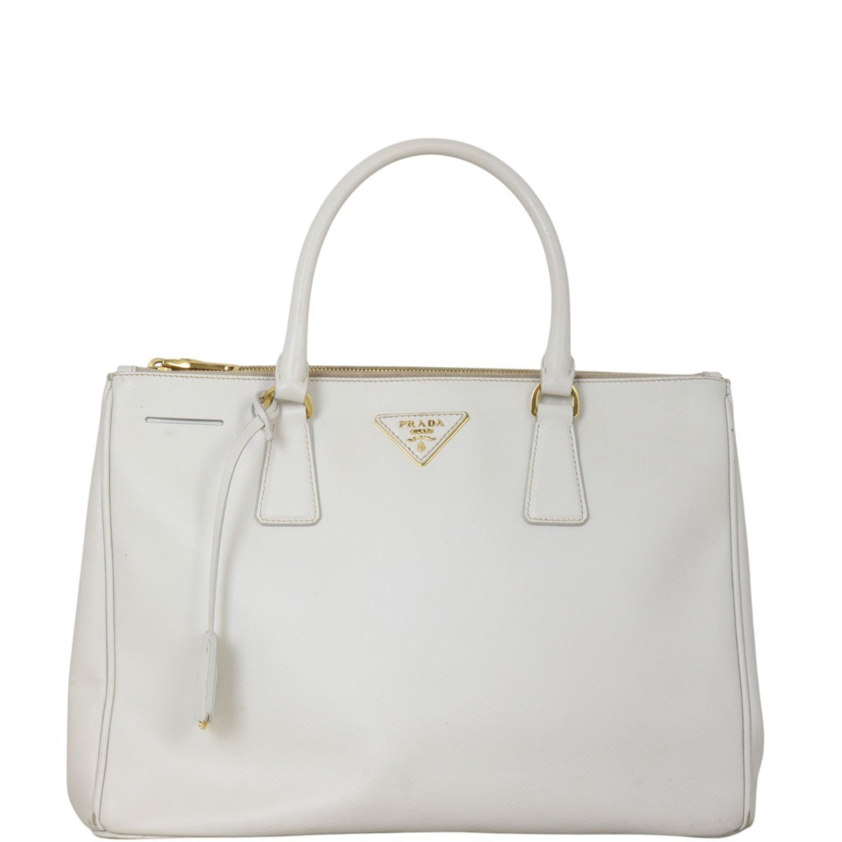 Prada Saffiano Lux Galleria Double Zip Tote Medium