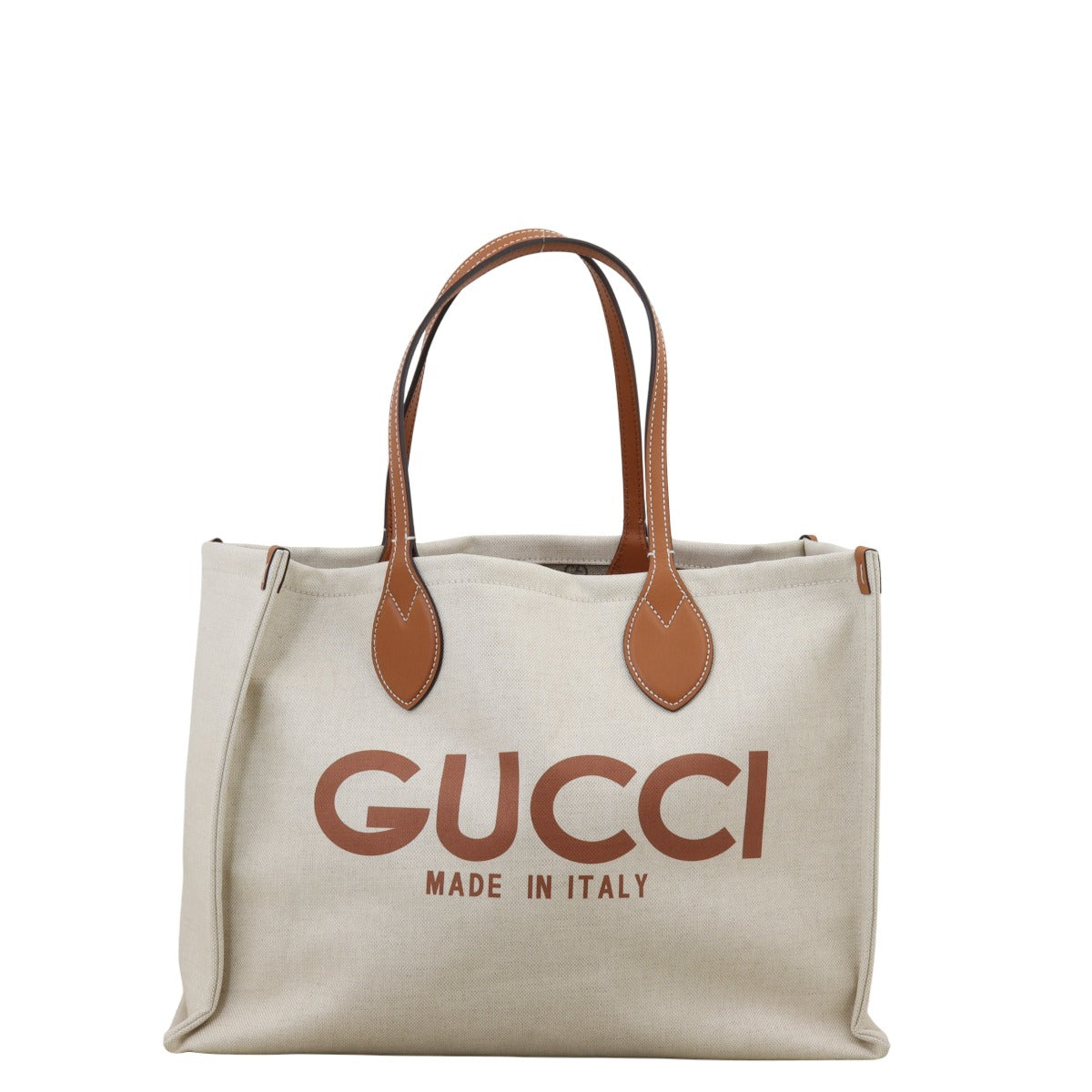 Gucci Logo Canvas Tote