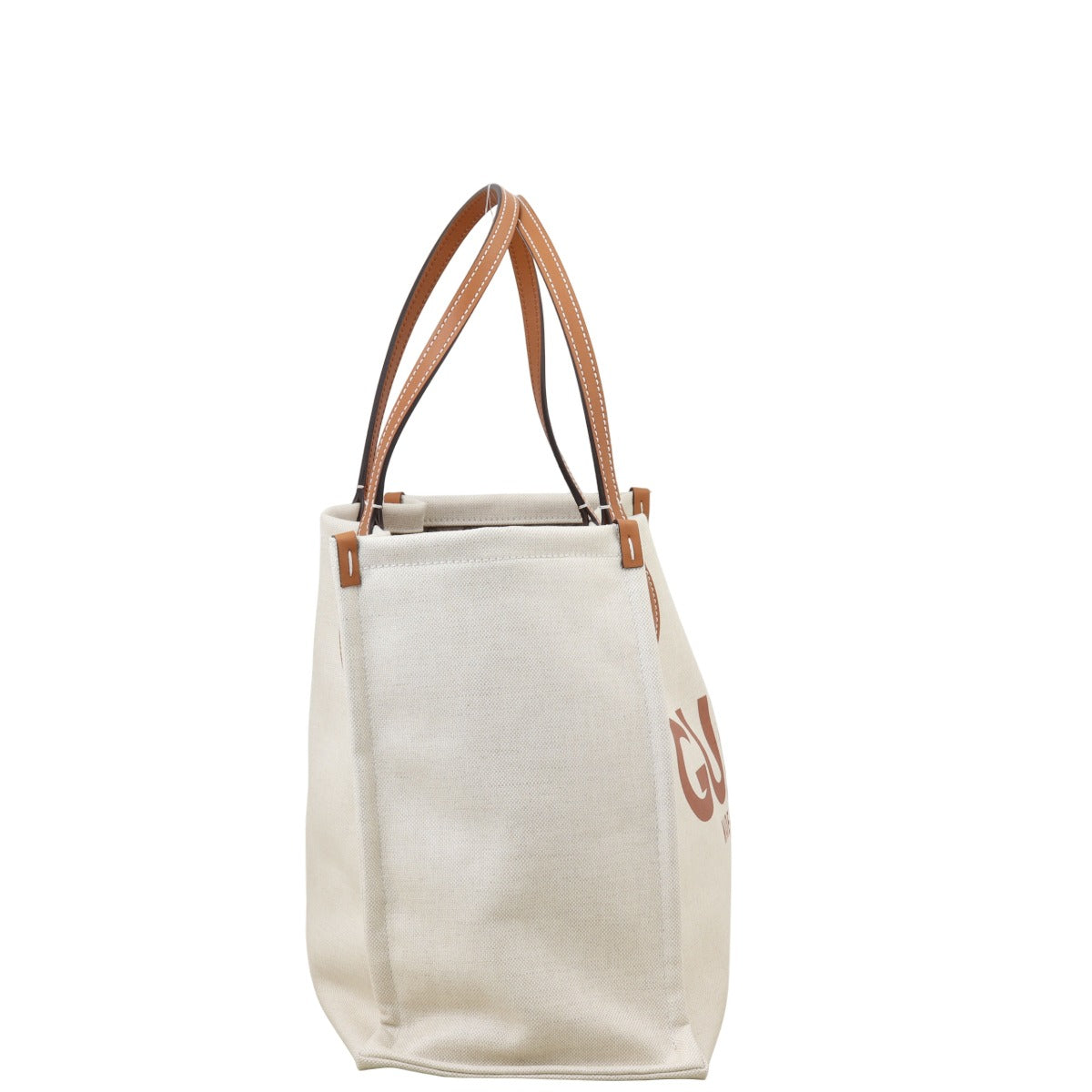 Gucci Logo Canvas Tote