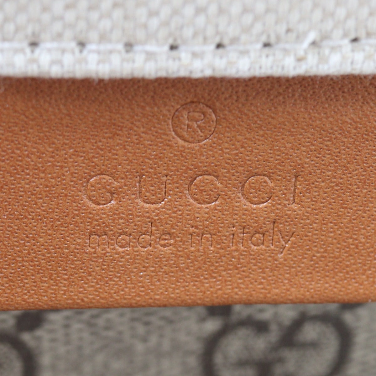 Gucci Logo Canvas Tote
