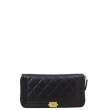 Chanel Boy Long Zipped Wallet