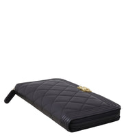 Chanel Boy Long Zipped Wallet
