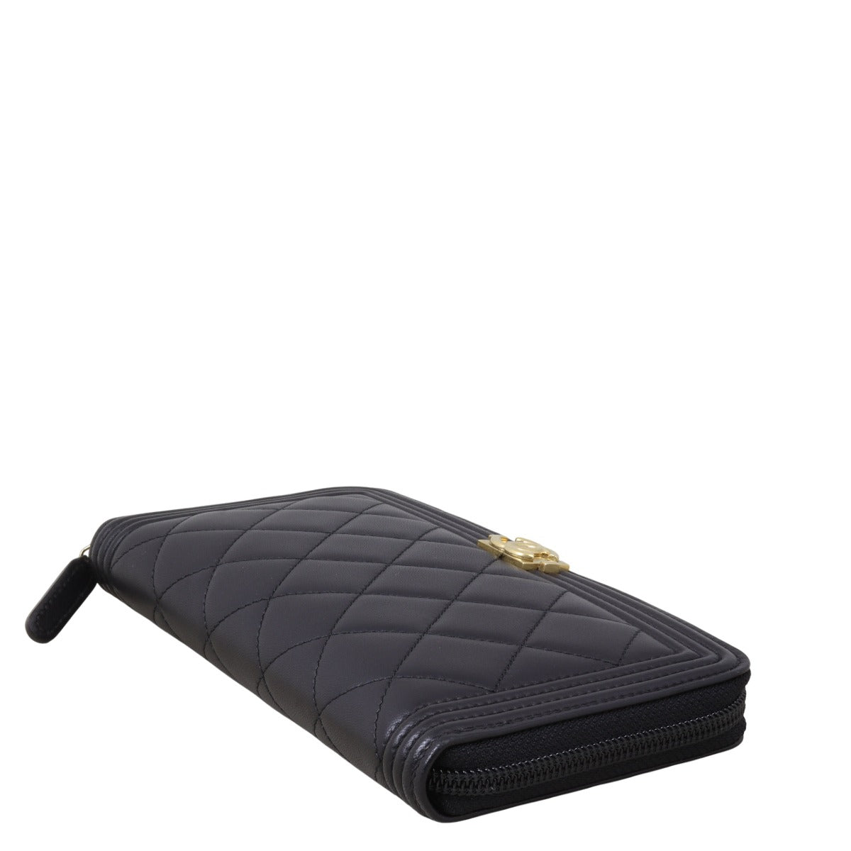 Chanel Boy Long Zipped Wallet