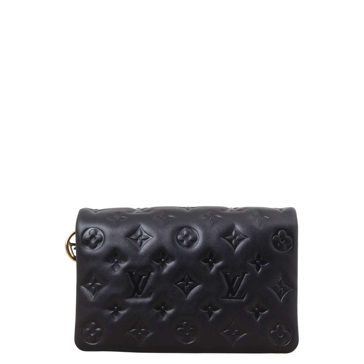 Louis Vuitton Pochette Coussin Monogram Embossed Lambskin