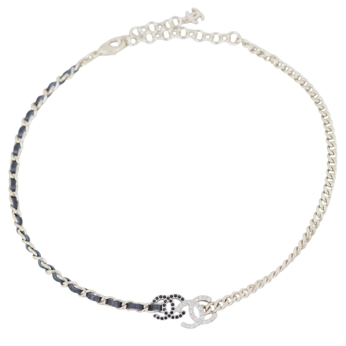 Chanel Double CC Crystal Chain Choker