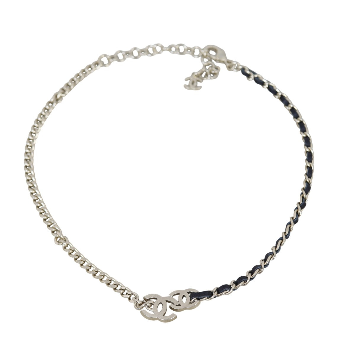 Chanel Double CC Crystal Chain Choker