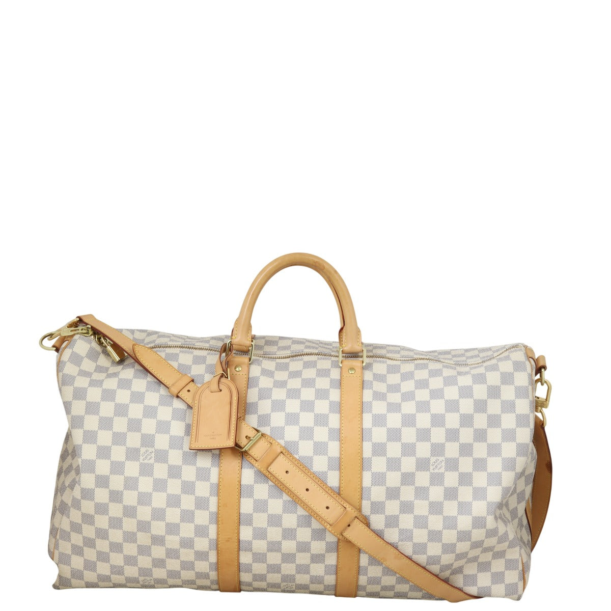 Louis Vuitton Keepall 55 Bandouliere Damier Azur
