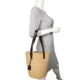 Saint Laurent Panier Raffia Tote