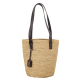 Saint Laurent Panier Raffia Tote