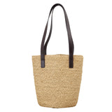 Saint Laurent Panier Raffia Tote