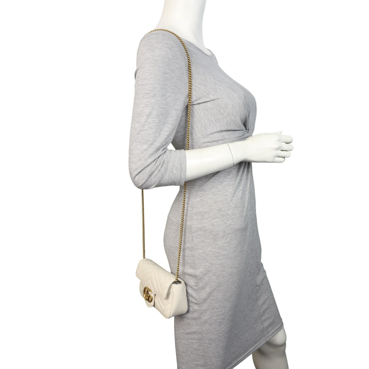 Gucci GG Marmont Matelasse Super Mini Shoulder Bag