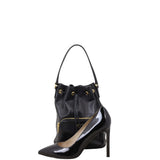 Prada Duet Leather Bucket Bag