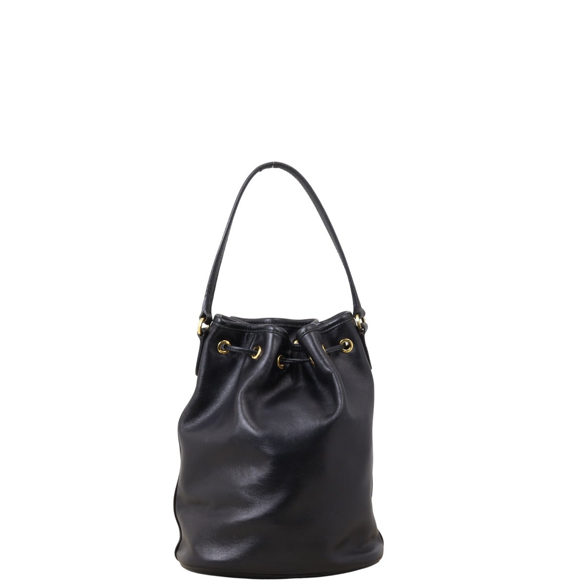Prada Duet Leather Bucket Bag