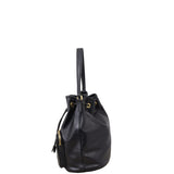 Prada Duet Leather Bucket Bag