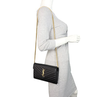 Saint Laurent Cassandre Chain Wallet