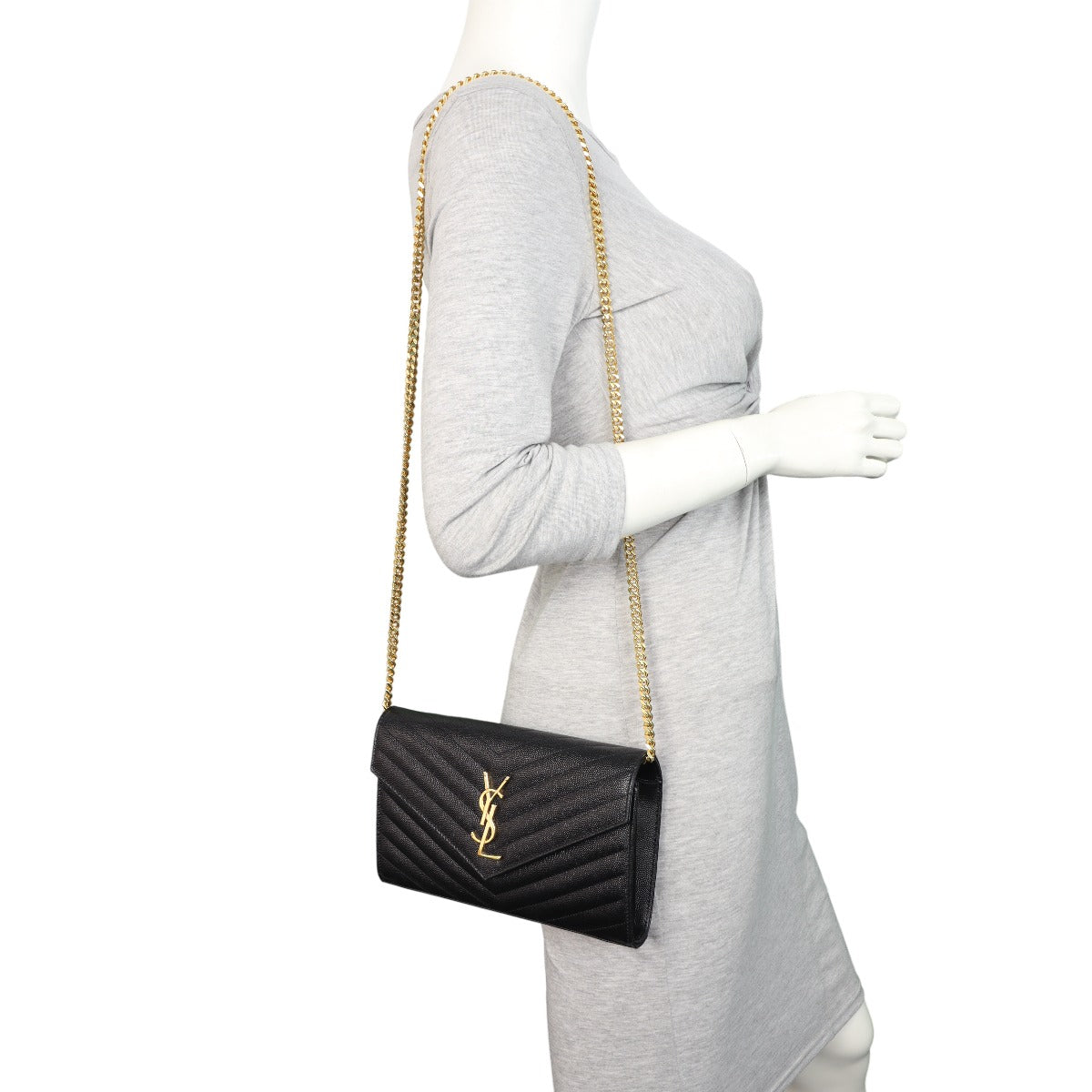 Saint Laurent Cassandre Chain Wallet