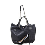 Chanel Eyelet Shopping Tote