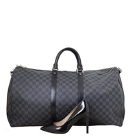 Louis Vuitton Keepall 55 Bandouliere Damier Graphite