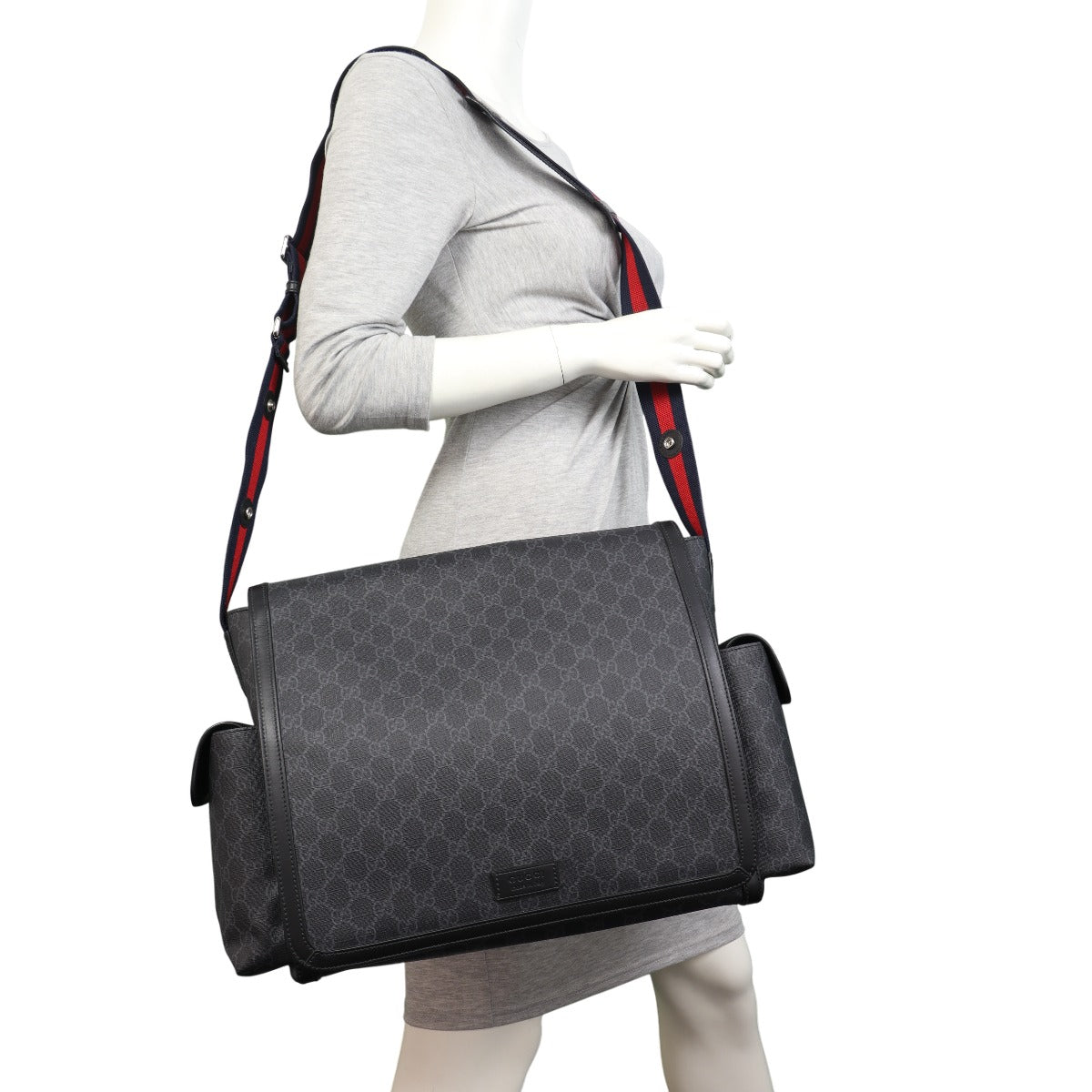 Gucci GG Supreme Diaper Bag