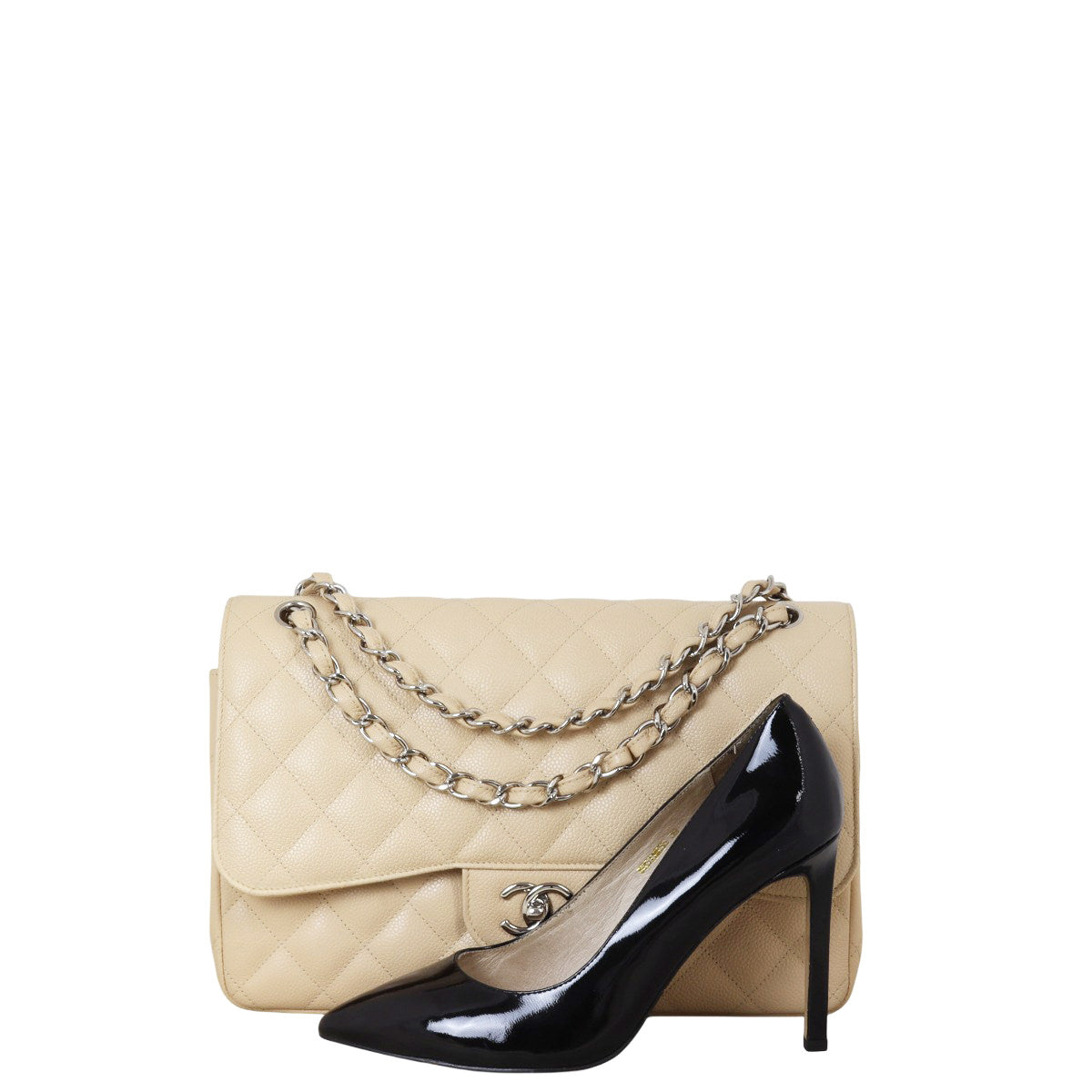 Chanel Classic Double Flap Jumbo Caviar