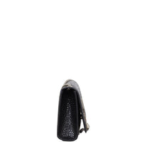 Saint Laurent Kate Tassel Chain Bag Medium Croc-Embossed