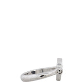 Bvlgari Flip 18k White Gold Onyx and Diamond Ring