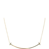 Tiffany & Co T Smile Pendant Large 18k Yellow Gold