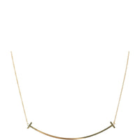 Tiffany & Co T Smile Pendant Large 18k Yellow Gold
