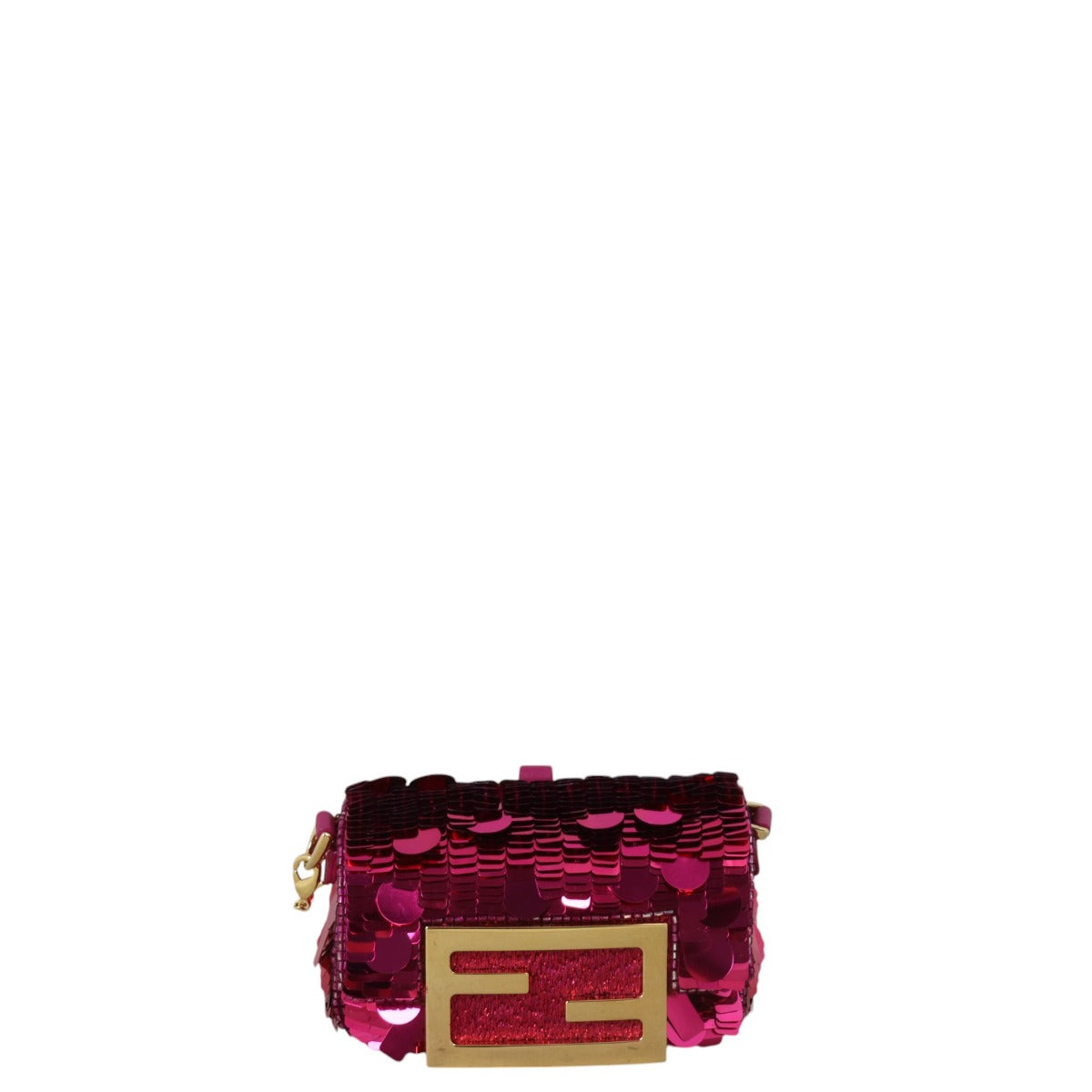 Fendi Nano Baguette Charm Sequins