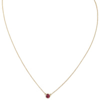 Tiffany & Co Elsa Peretti Color by the Yard Ruby 18k Yellow Gold Necklace