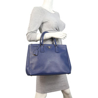 Prada Saffiano Lux Galleria Double Zip Tote Large