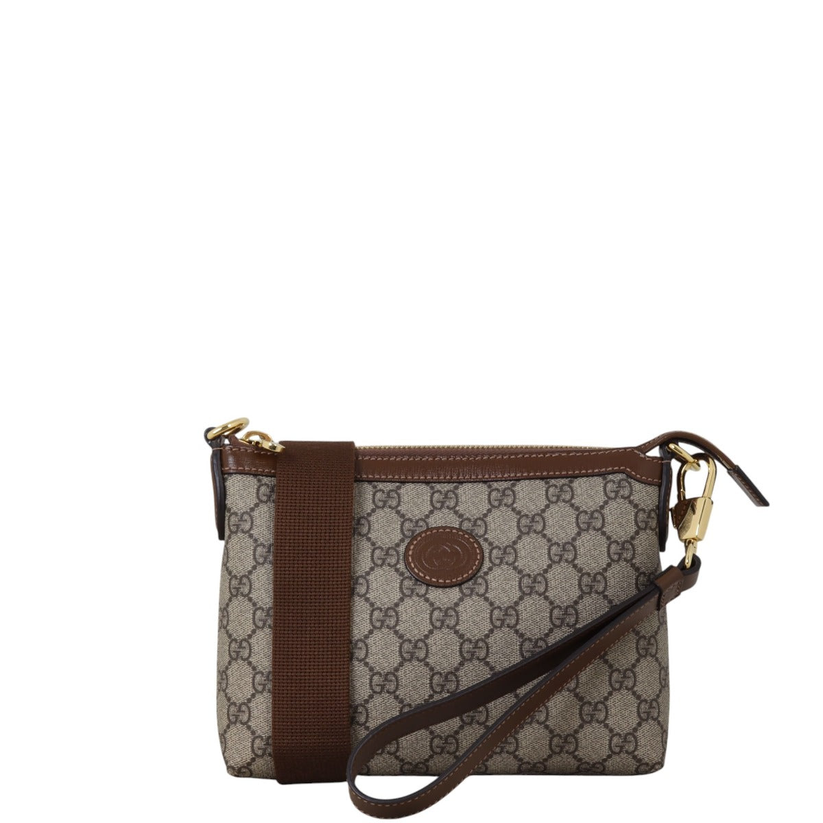 Gucci GG Supreme Interlocking G Messenger Bag