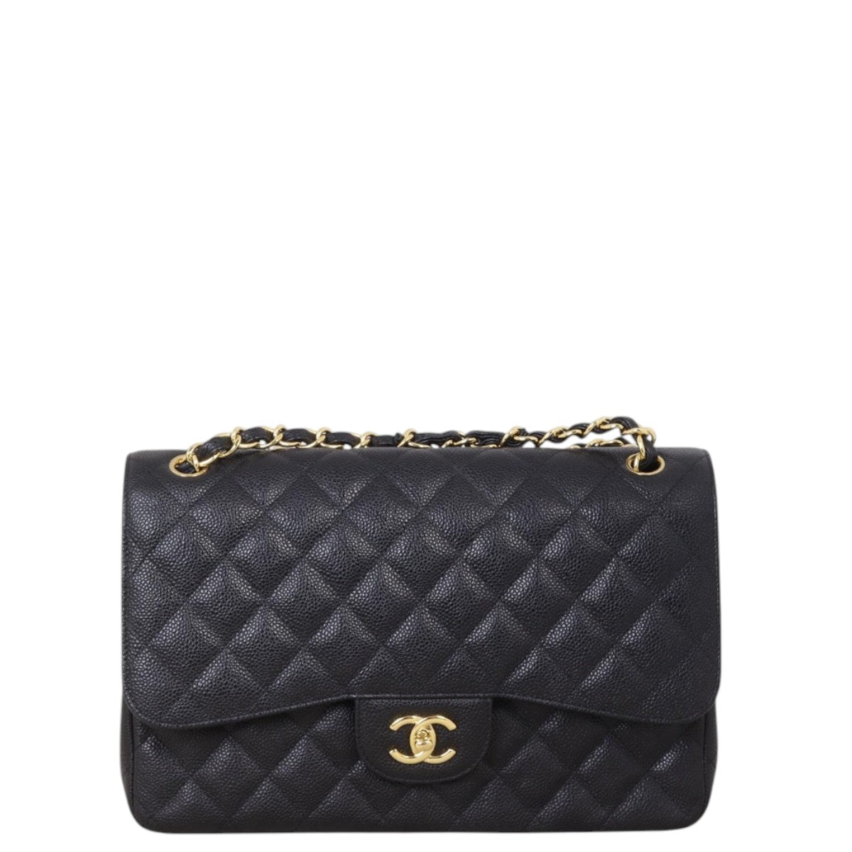 Chanel Classic Double Flap Jumbo Caviar