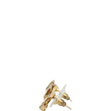 Chanel CC Camellia Stud Earrings