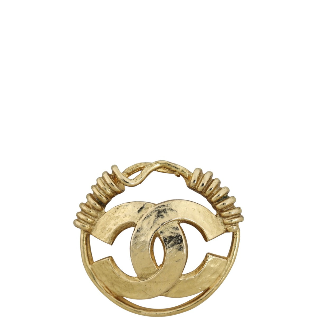 Chanel CC Border Brooch