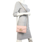 Gucci GG Marmont Matelasse Chain Wallet