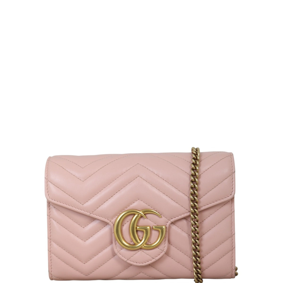 Gucci GG Marmont Matelasse Chain Wallet