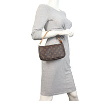 Louis Vuitton Pochette Accessoires Monogram with Long Strap