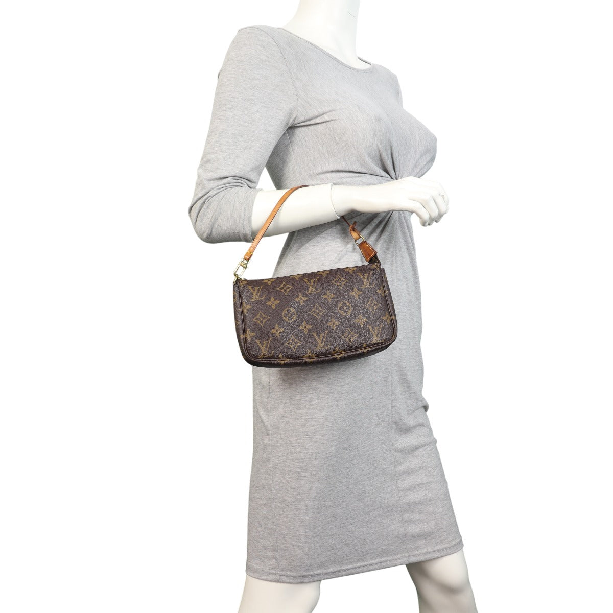 Louis Vuitton Pochette Accessoires Monogram with Long Strap