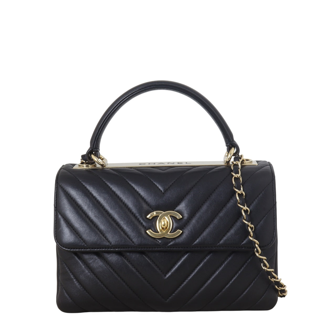 Chanel CC Trendy Chevron Small