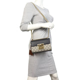 Gucci GG Supreme Padlock Small Shoulder Bag