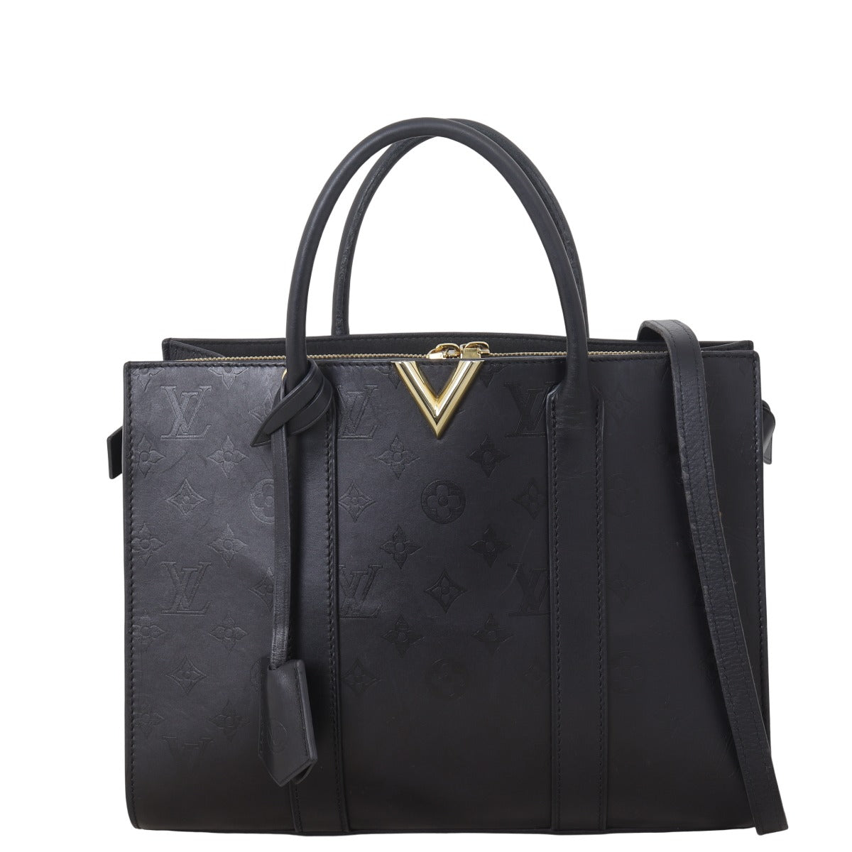 Louis Vuitton Very Tote MM Monogram Cuir Plume
