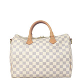 Louis Vuitton Speedy 30 Bandouliere Damier Azur