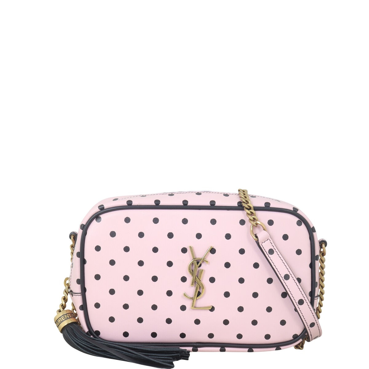 Saint Laurent Lou Mini Camera Bag Polka Dot