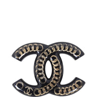 Chanel CC Resin Brooch