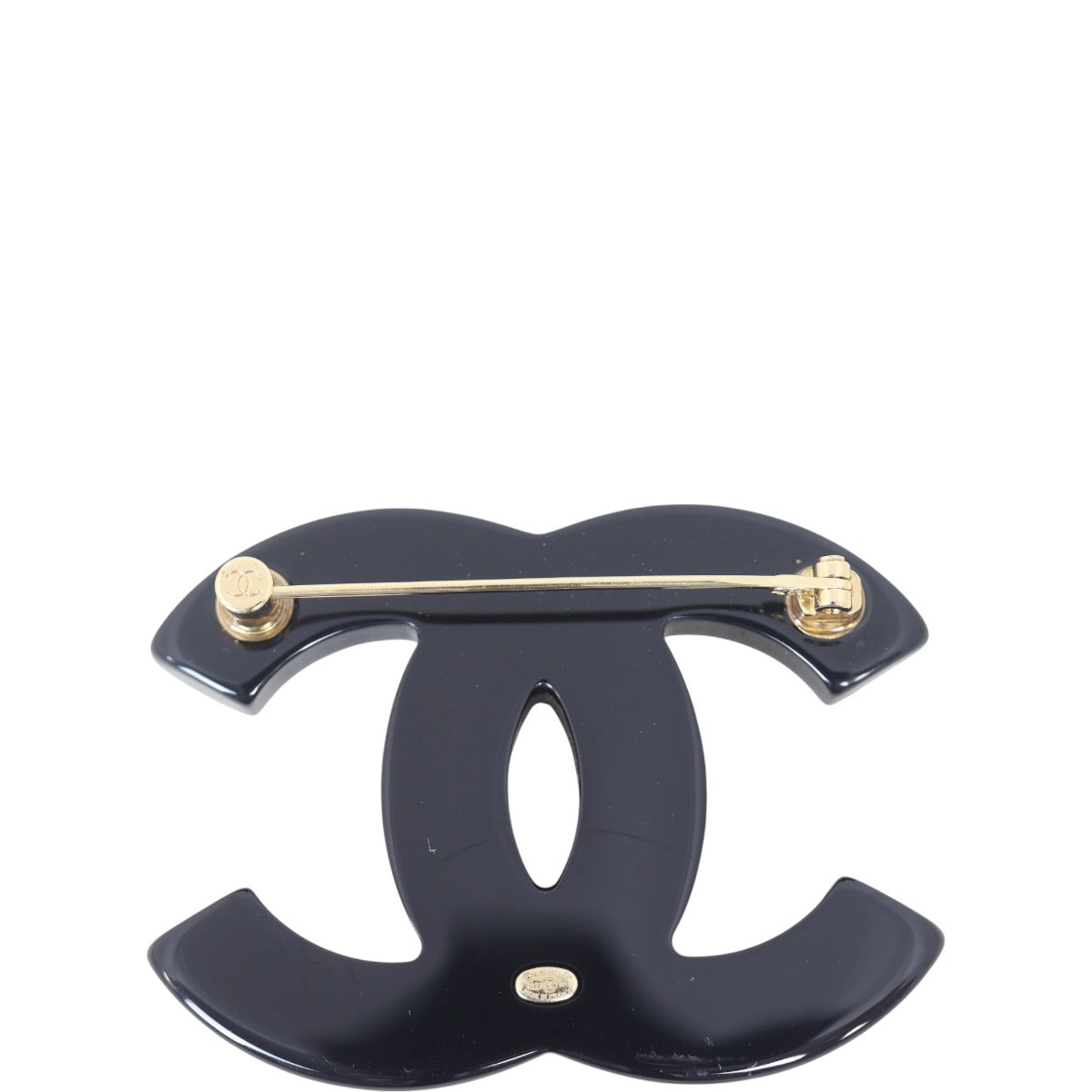 Chanel CC Resin Brooch